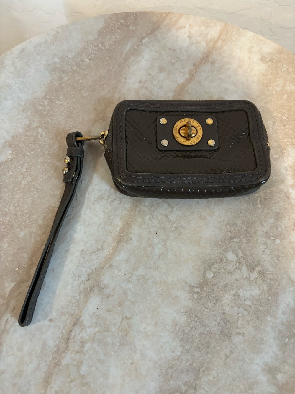 Marc by Marc Jacobs Snake Embossed Wristlet card Wallet